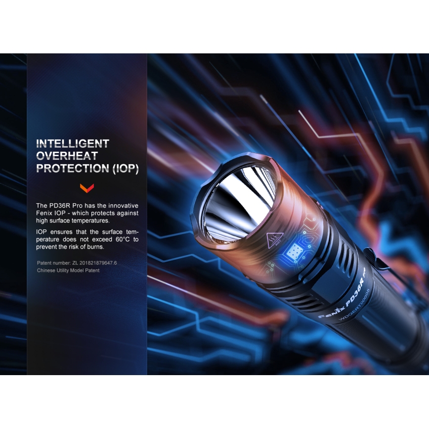 Fenix PD36RPRO - LED Taktična polnilna svetilka LED/USB IP68 2800 lm 42 h 5000 mAh