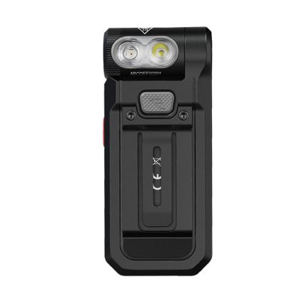 Fenix SW05RREDBLC - LED Zatemnitvena polnilna svetilka LED/USB IPX6 150 lm 49 h črna