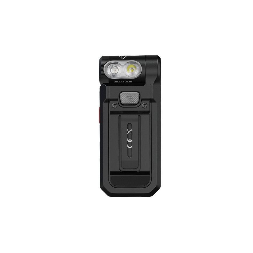Fenix SW05RREDBLC - LED Zatemnitvena polnilna svetilka LED/USB IPX6 150 lm 49 h črna