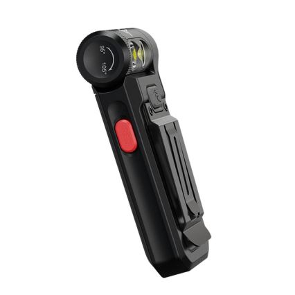 Fenix SW05RREDBLC - LED Zatemnitvena polnilna svetilka LED/USB IPX6 150 lm 49 h črna