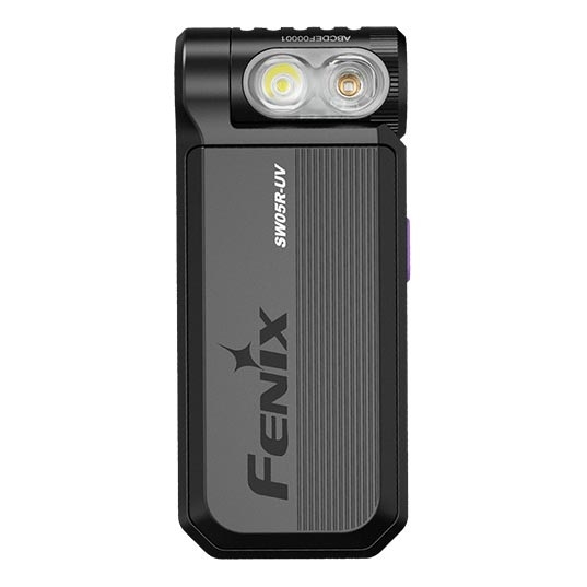 Fenix SW05RUVBLC - LED Zatemnitvena polnilna svetilka LED/USB IPX6 150 lm 49 h 700 mAh črna