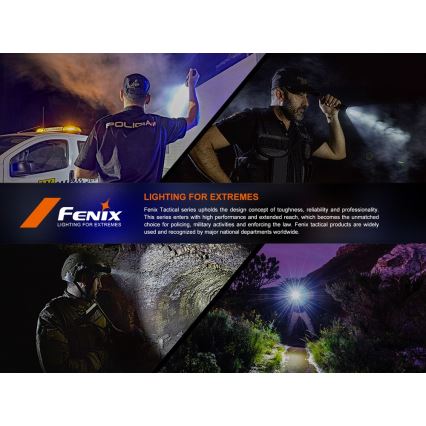 Fenix SW05RUVBLC - LED Zatemnitvena polnilna svetilka LED/USB IPX6 150 lm 49 h 700 mAh črna