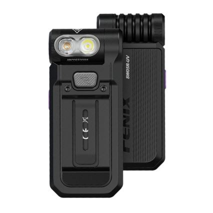 Fenix SW05RUVBLC - LED Zatemnitvena polnilna svetilka LED/USB IPX6 150 lm 49 h 700 mAh črna
