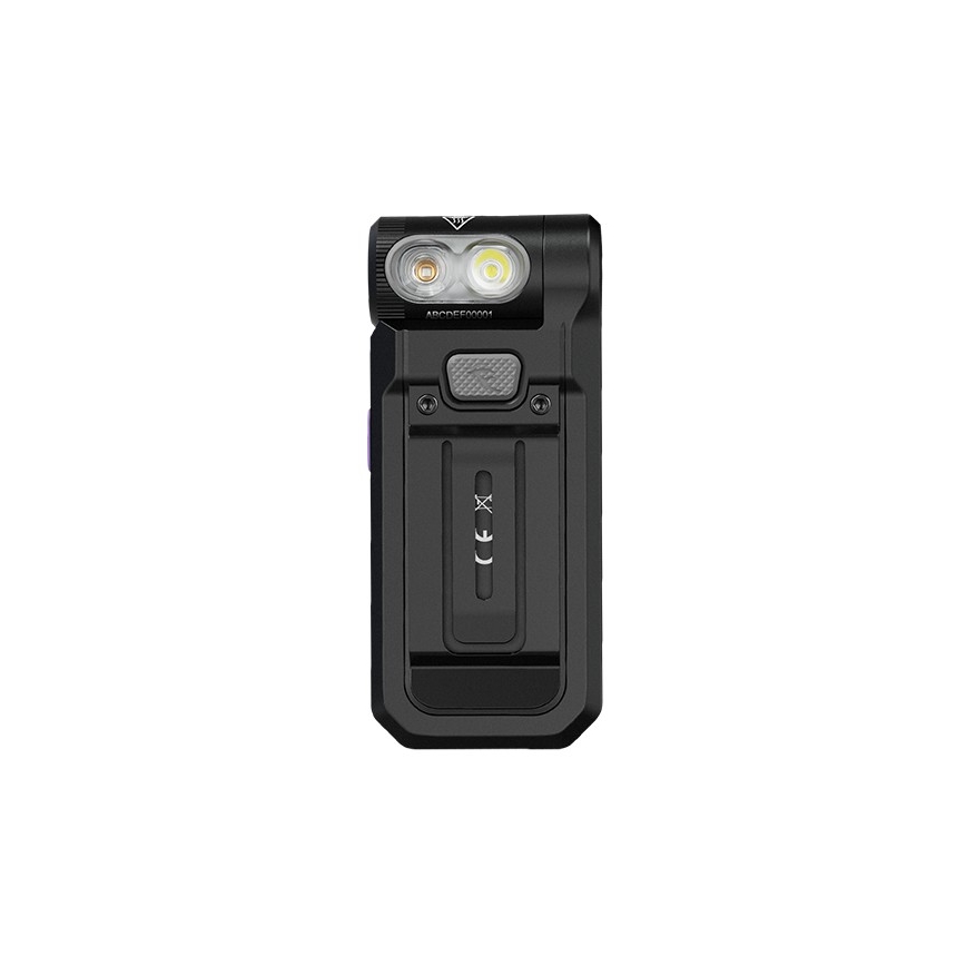 Fenix SW05RUVBLC - LED Zatemnitvena polnilna svetilka LED/USB IPX6 150 lm 49 h 700 mAh črna