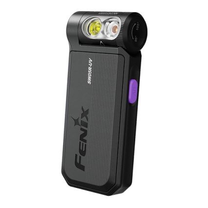 Fenix SW05RUVBLC - LED Zatemnitvena polnilna svetilka LED/USB IPX6 150 lm 49 h 700 mAh črna