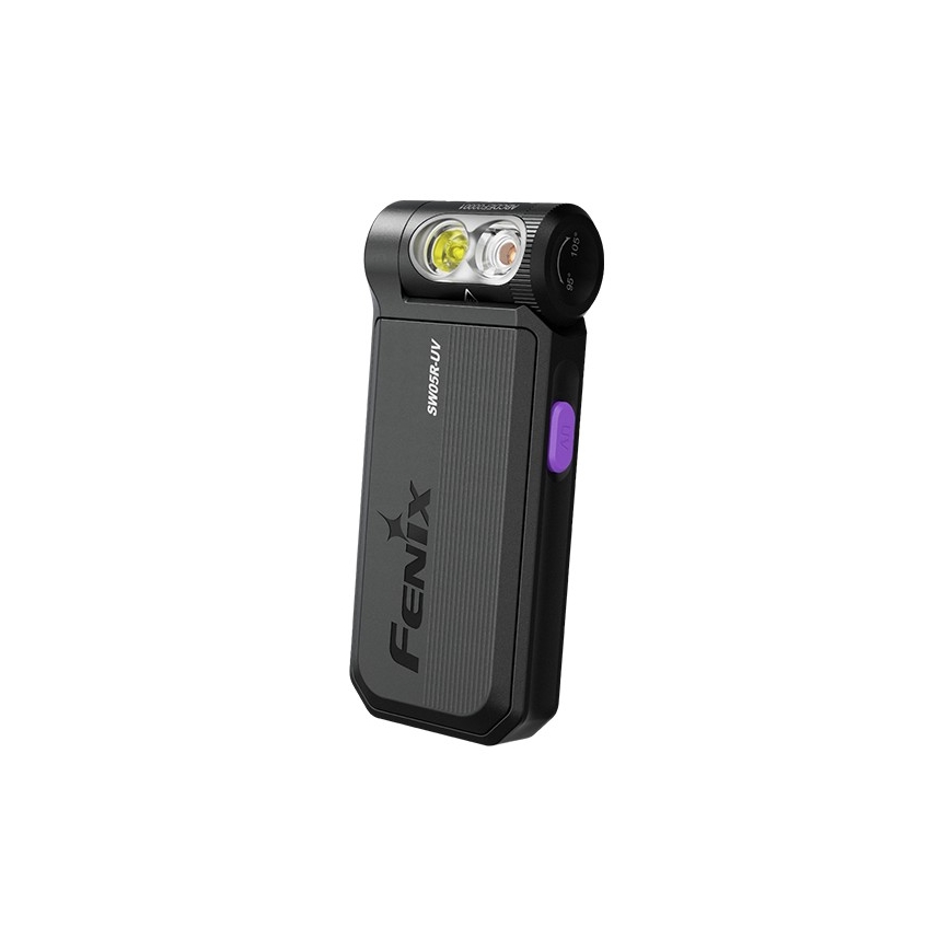 Fenix SW05RUVBLC - LED Zatemnitvena polnilna svetilka LED/USB IPX6 150 lm 49 h 700 mAh črna