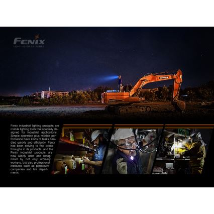 Fenix WT16R - LED Baterijska svetilka 2xLED/USB IP66 300 lm 30 ur