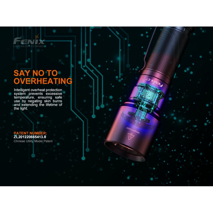 Fenix ​​C7 - LED zatemnitvena polnilna svetilka 1xLED/1x21700 IP68 3000 lm 68 h