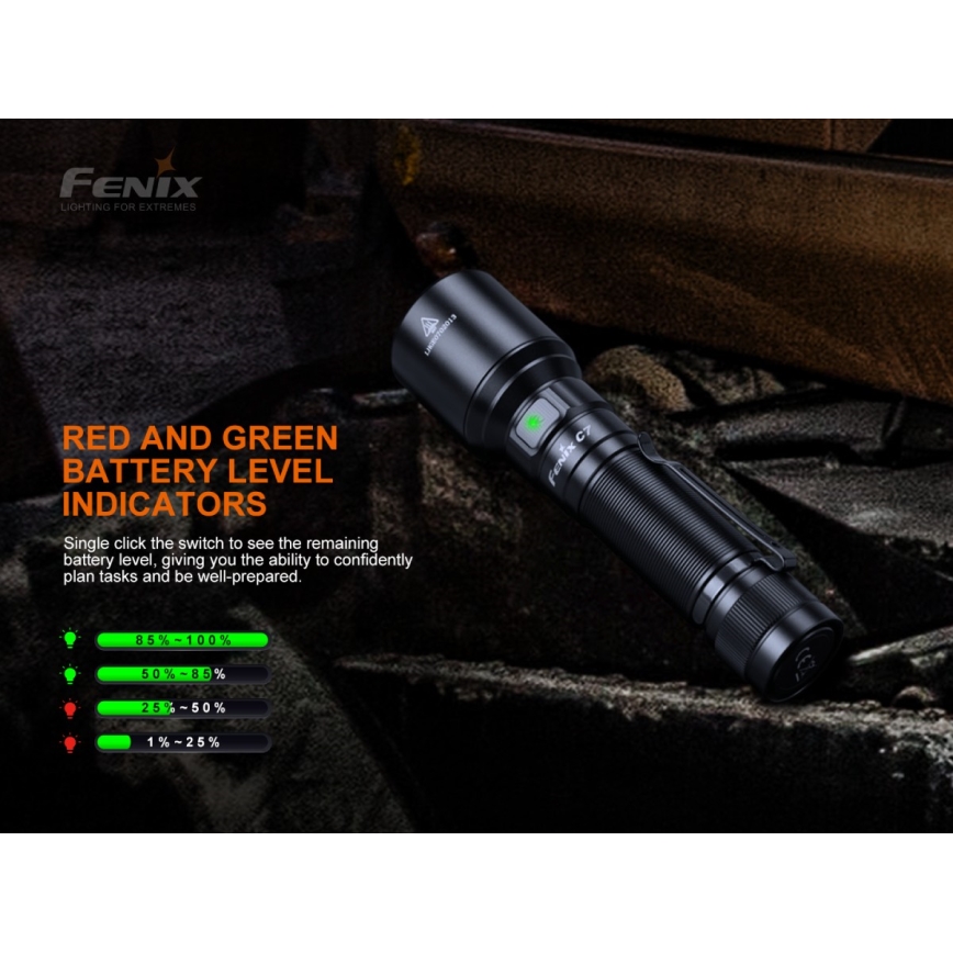 Fenix ​​C7 - LED zatemnitvena polnilna svetilka 1xLED/1x21700 IP68 3000 lm 68 h