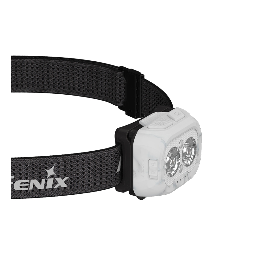 Fenix ​​HL18RTV20WHT - LED Zatemnitvena polnilna naglavna svetilka LED/USB IP66 800 sijajni ​​160 h bela/črna