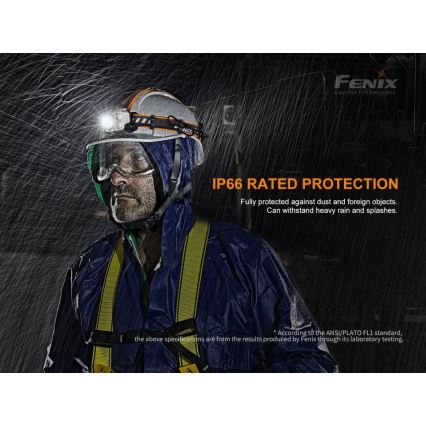Fenix ​​HP25RV20-LED Zatemnitvena polnilna naglavna svetilka 3xLED/1x21700 IP66 1600 lm 800 h
