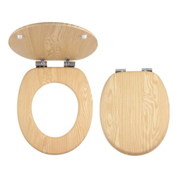 FERRO - WC deska SoftClose, MDF, dekor jasen