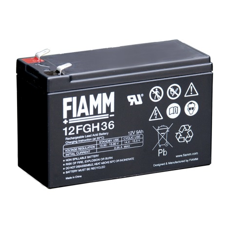 Fiamm 12FGH36 - Svinčeni akumulator 12V/9Ah/faston 6,3mm