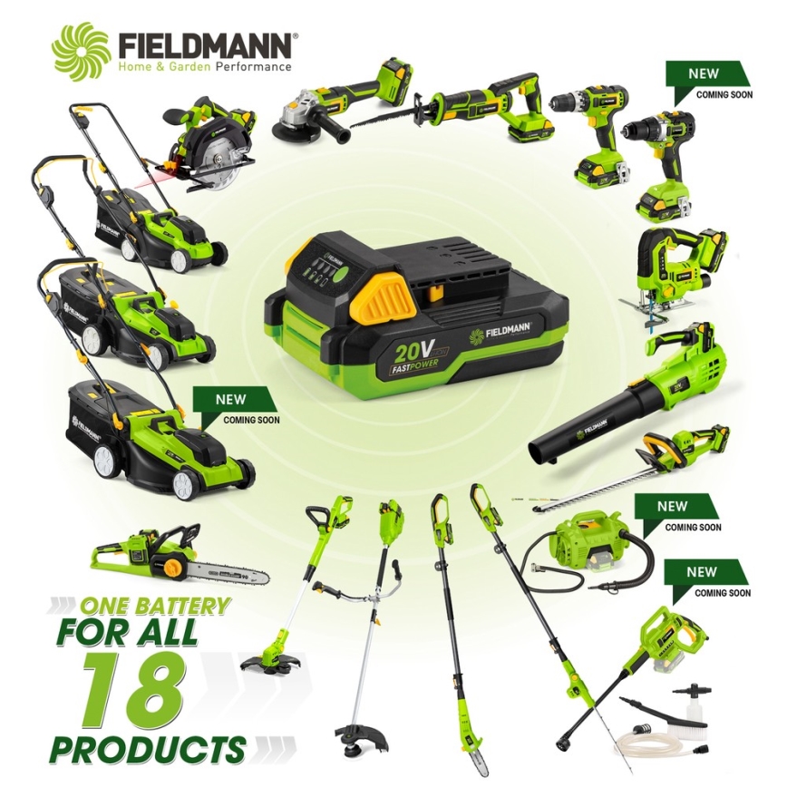Fieldmann - 20 V litij-ionska baterija 2000 mAh