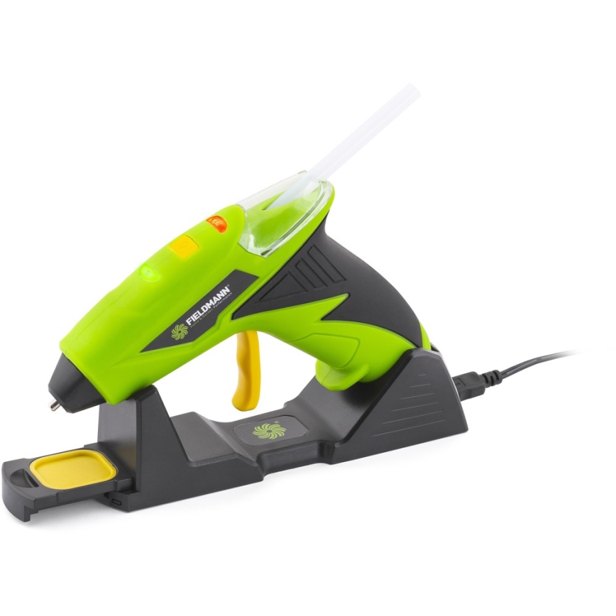 Fieldmann - Akumulatorska lepilna pištola 4V 1500 mAh zelena