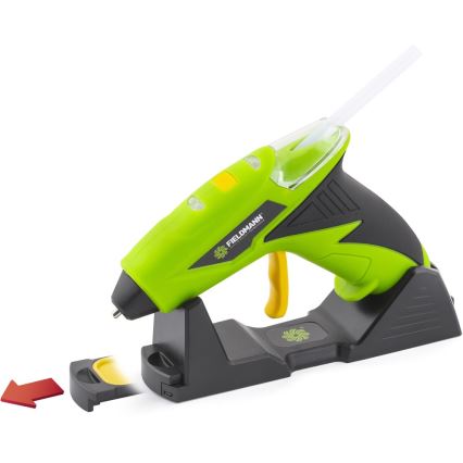 Fieldmann - Akumulatorska lepilna pištola 4V 1500 mAh zelena