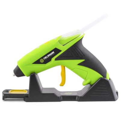 Fieldmann - Akumulatorska lepilna pištola 4V 1500 mAh zelena