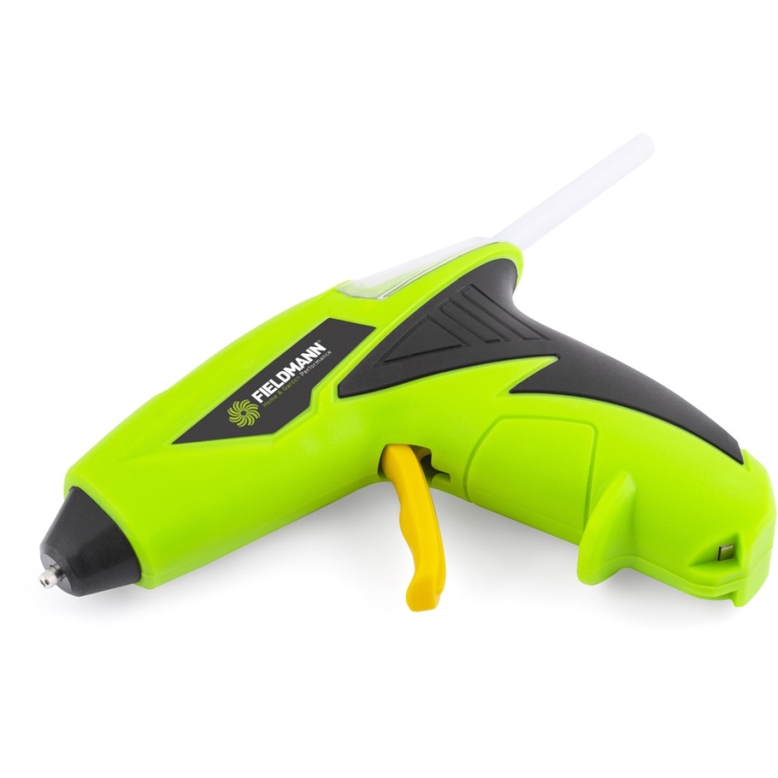 Fieldmann - Akumulatorska lepilna pištola 4V 1500 mAh zelena