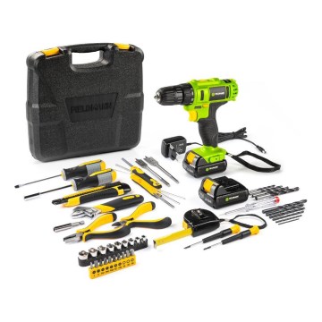 Fieldmann - akumulatorski vrtalnik z dodatki 12V 1300 mAh