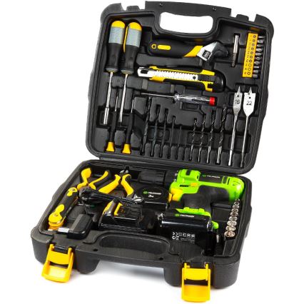 Fieldmann - akumulatorski vrtalnik z dodatki 12V 1300 mAh