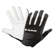 Fieldmann - Delovne rokavice črno/bele