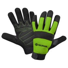 Fieldmann - Delovne rokavice XXL črna/zelena
