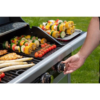 Fieldmann - Plinski žar s 3 gorilniki, mat krom