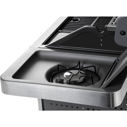 Fieldmann - plinski žar, 5 gorilnikov, matiran krom