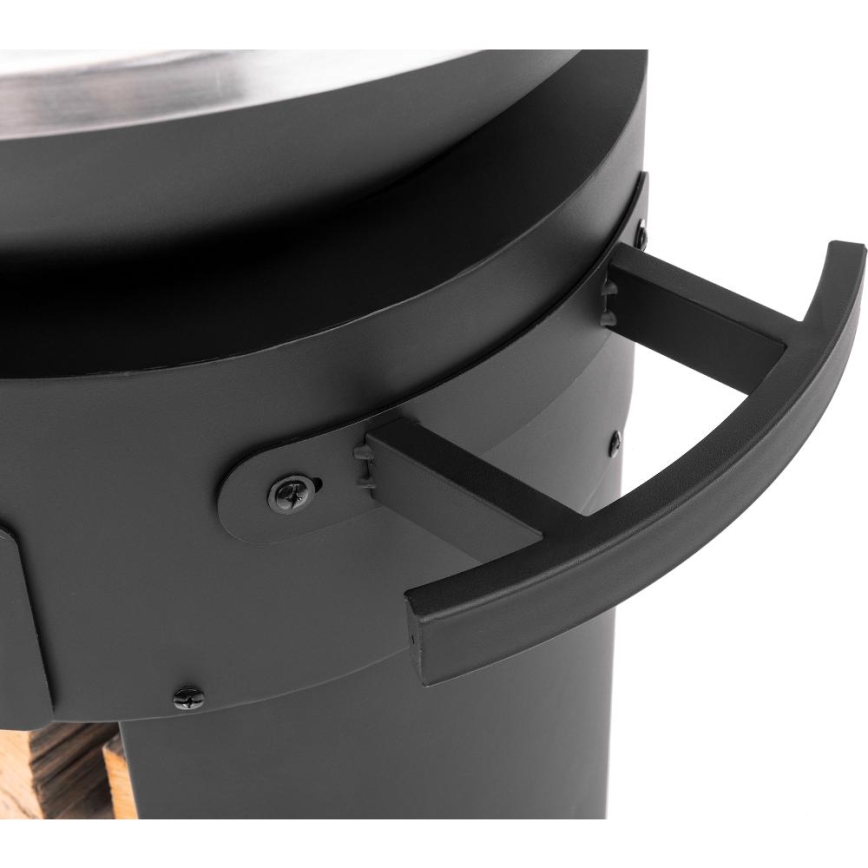 Fieldmann - Prenosni žar 3 v 1, iz nerjavečega jekla/črne barve