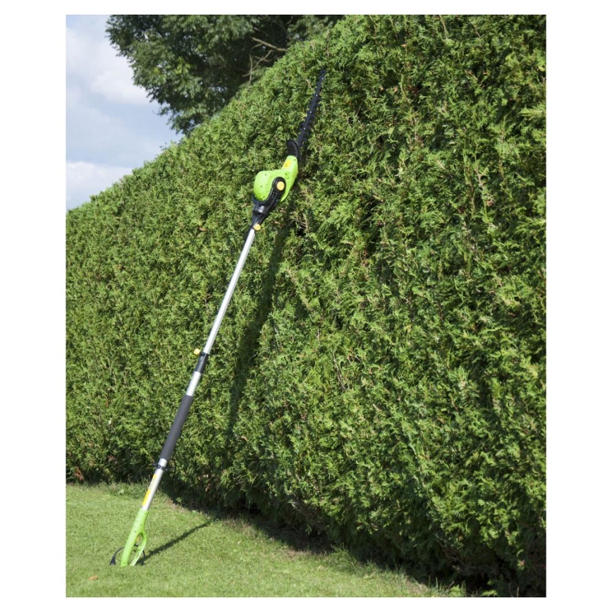 Fieldmann - Teleskopske škarje za živo mejo 450W/230V