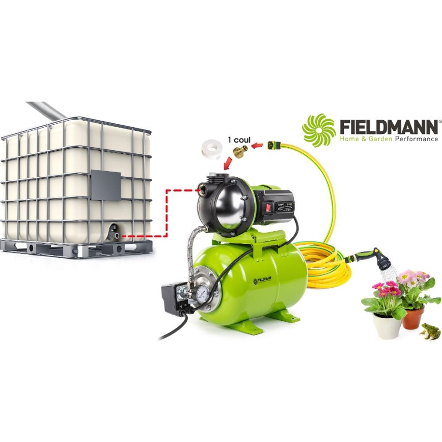 Fieldmann - Vrtna črpalka 1100W/230V