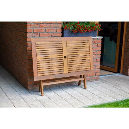 Fieldmann - Zložljiva vrtna miza 120x70 cm akacija