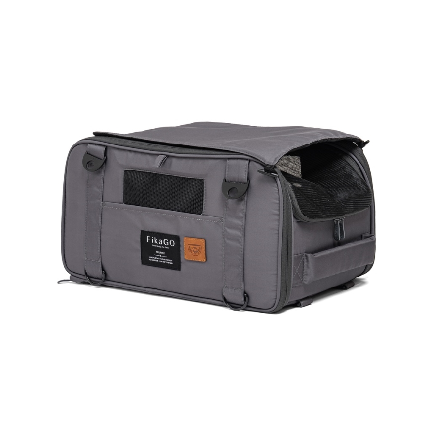 Fikago - Potovalna torba za pse in mačke TRUFFLE Grey