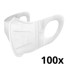 Filtrirna 3D polmaska (maska za obraz) KN90 NR D 100 kom.