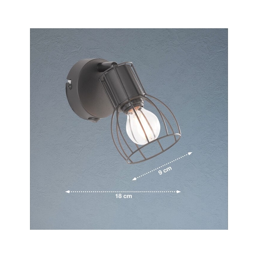 Fischer & Honsel 30074 - Stenski reflektor KAFES 1xE14/25W/230V