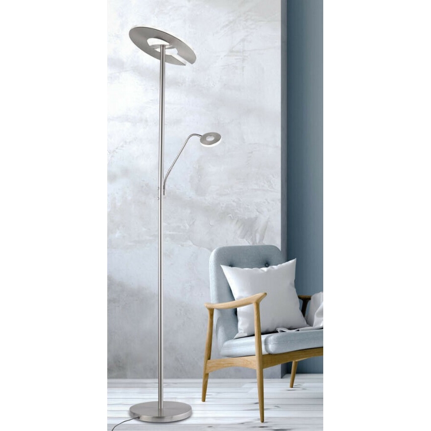 Fischer & Honsel - LED Zatemnitvena stoječa svetilka DENT 1xLED/30W/230V + 1xLED/6W 2700-4000K