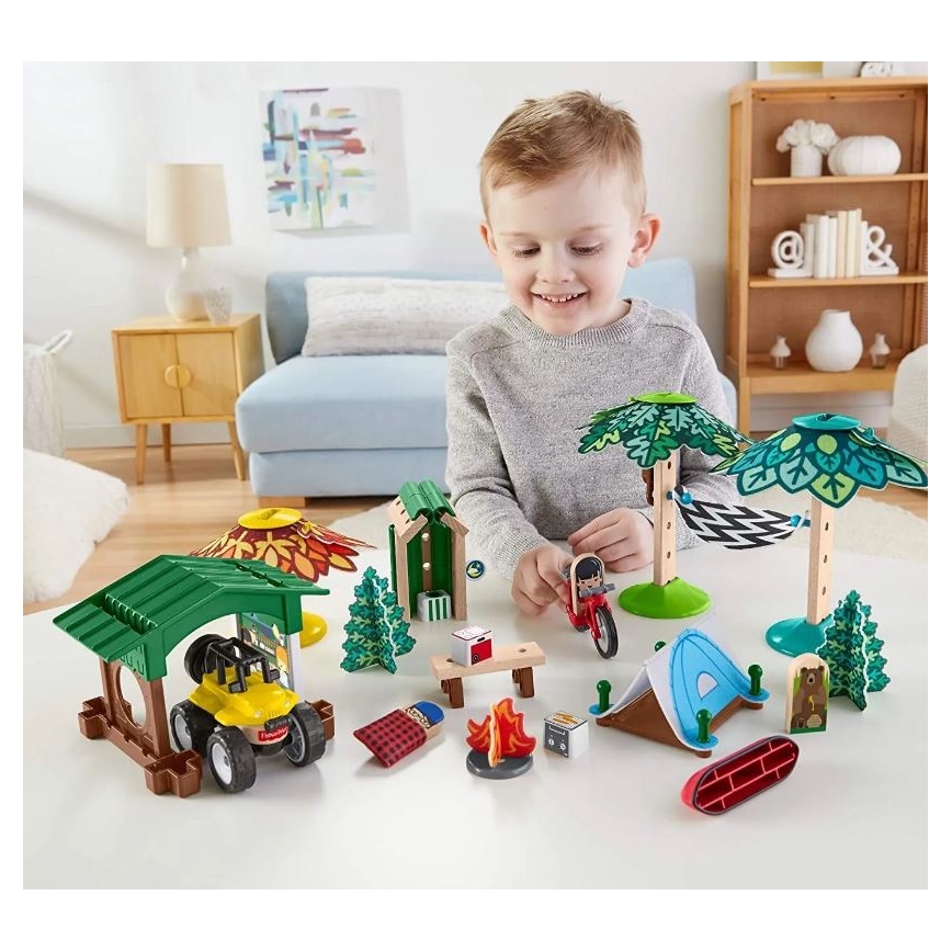 Fisher-Price - Otroški gradbeni set Wonder Makers Camping
