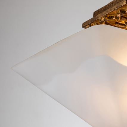 Flambeau STAR-F-S-DG - Stropna svetilka STAR 2xE27/40W/230V medena