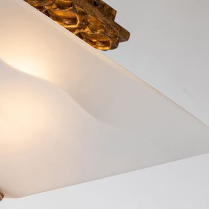 Flambeau STAR-F-S-DG - Stropna svetilka STAR 2xE27/40W/230V medena