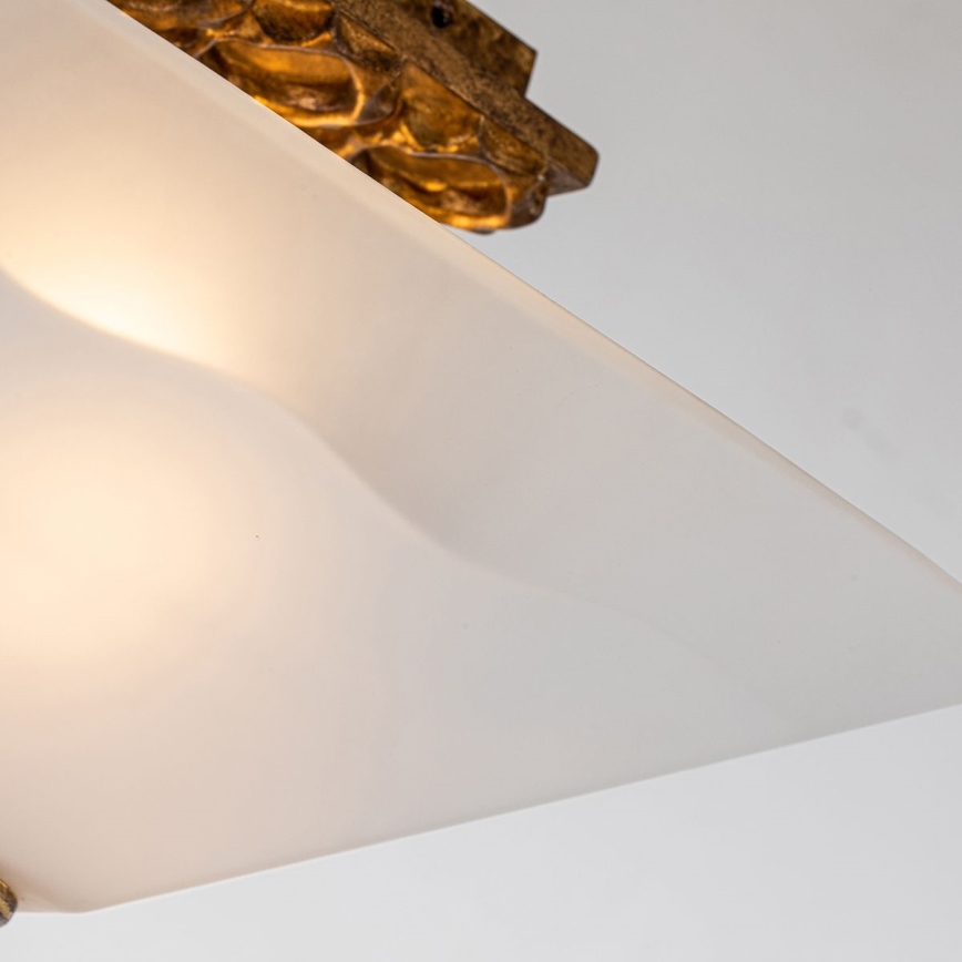 Flambeau STAR-F-S-DG - Stropna svetilka STAR 2xE27/40W/230V medena