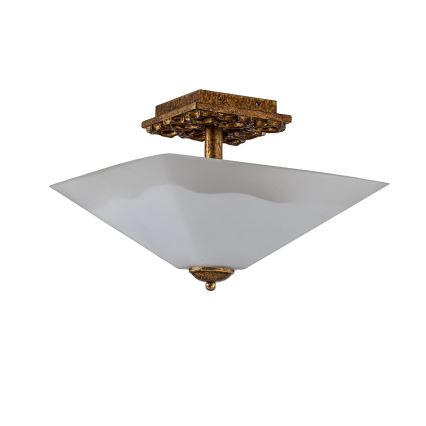 Flambeau STAR-F-S-DG - Stropna svetilka STAR 2xE27/40W/230V medena