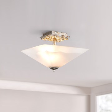 Flambeau - Stropna svetilka STAR 2xE27/40W/230V zlata