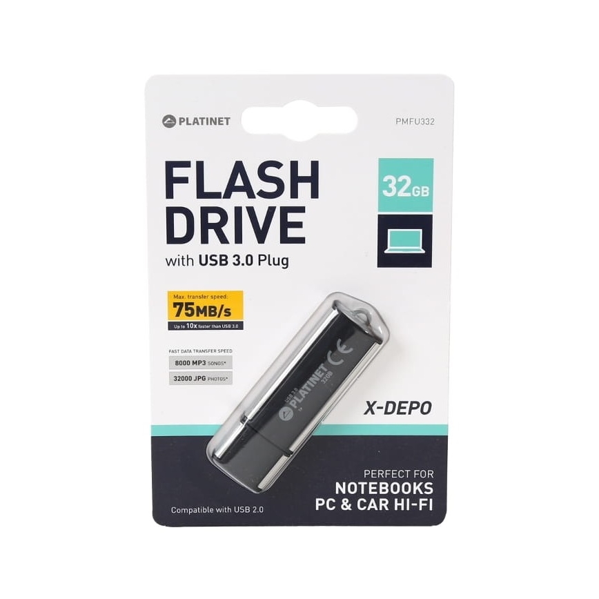 Flash Drive USB USB 3.0 32GB črn