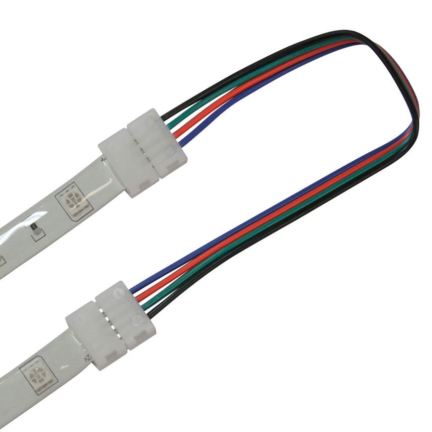 Fleksibilna bifacialni connector za RGB LED trakovi 4pin 10 mm