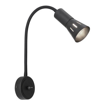 Fleksibilna mala svetilka ARENA 1xE14/40W/230V črna