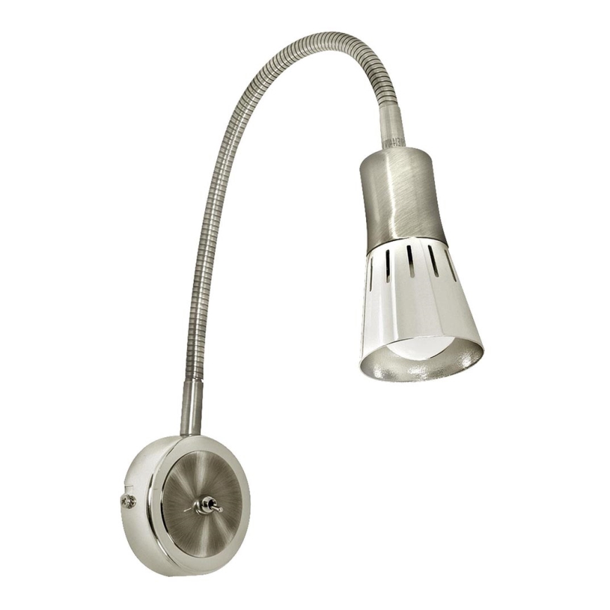 Fleksibilna mala svetilka ARENA 1xE14/40W/230V mat krom