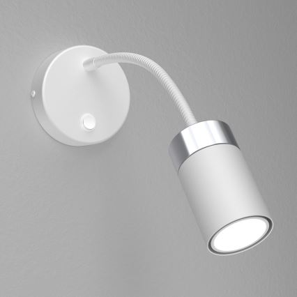 Fleksibilna mala svetilka JOKER 1xGU10/8W/230V bela/mat krom