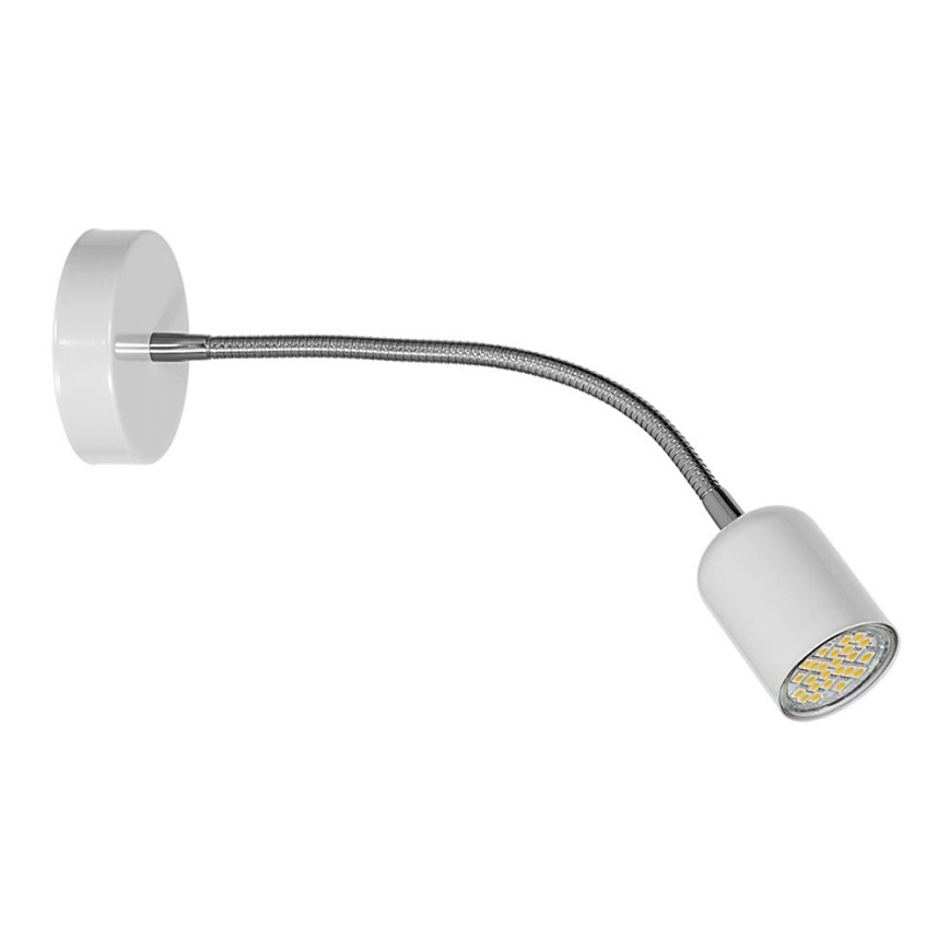 Fleksibilna mala svetilka MAXI 1xGU10/40W/230V bela