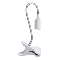 Fleksibilna namizna svetilka s sponko CLIP 1xE27/30W/230V bela