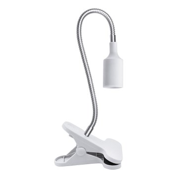 Fleksibilna namizna svetilka s sponko CLIP 1xE27/30W/230V bela